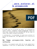 10 Pasos para Acelerar El Proceso de Prospeccion