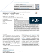 Machine Learning Based Digital Twin Framework For Production PDF