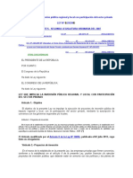 Ley 29230 - Ley Que Impulsa La Inversión Pública Regional y Local Con Participación Del Sector Privado