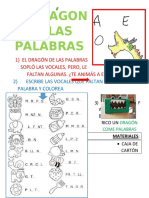 EL DRAGON DE LAS PALABRAS Actividades