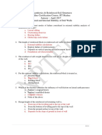 External and Internal Stability of Soil Walls