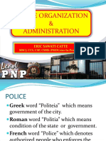 Police Organization and Administration PDF