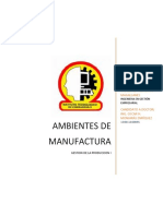 Ambientes de Manufactura