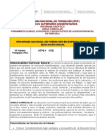 Sinóptico Fundamentos Legales, Axiologicos y Socio-Politico de La Educación Inicial en Venezuela.