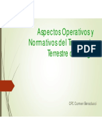 Aspectos Operativos y Normativos Del Transporte Terrestre de Carga PDF