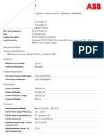 ABB - 1SFA898111R7000 pstx170 600 70 Softstarter - Datasheet PDF