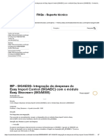 MP - SIGAESS - Integração de Despesas Do Easy Import Control (SIGAEIC) Com o Módulo Easy Siscoserv (SIGAESS) - Central de Atendimento TOTVS