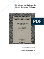 Trabajo Analítico Webern Op. 24