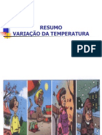 Resumo Variao Da Temperatura