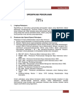 Spesifikasi Teknis Pembangunan Terminal Tipe A Kota Palopo Tahap II