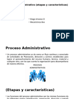 Proceso Administrativo (Etapas y Características)