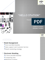 "Hello Station": Presented by Anand Raja Ahsan Budoo Ajithyeshwant Sharath Chandra Mohamed Thameem