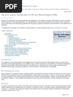 Guidelines For RF PCB Layout 1317765607