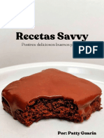 Recetas Savvy Patty Guarin