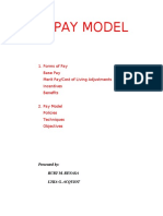 PAY MODEL OF COMPENSATION Handout