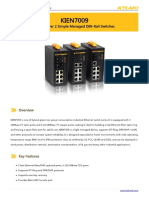 KIEN7009: 9 Port Layer 2 Simple Managed DIN-Rail Switches