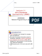 Java Database Connectivity (JDBC) : CSIE33000 NT KP I Ij Network Programming in Java