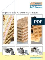 Profitable Ideas For Cream Wafer Biscuits: "WA" Machine "SW" Machine "RW" Machine