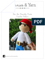 Ben The Friendly Pirate Crochet Pattern