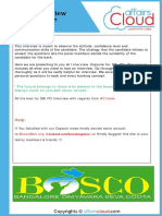 SBI PO Interview Capsule by AffairsCloud PDF