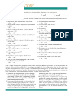 Sleep Inventory: Place Your Cursor in The Boxes To Fill Out Worksheet. Remember To Save Your Answers