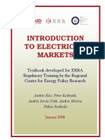 Textbook Electricity Markets Elearning 2008 With Cover Eng FINAL PDF