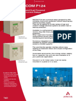 Micom P124: Self and Dual Powered Overcurrent Relays