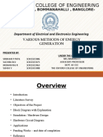 Methods of Energy Generation