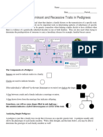 Identifying Simple Dominant and Recessive Traits in Pedigrees