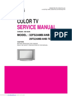 Color TV: Service Manual