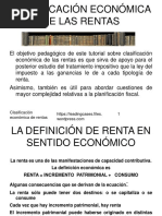 Rentas Ordinarias y Extraordinarias 2019