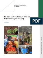 Ex-Ante Carbon-Balance Tool For Value Chain (EX-ACT VC) : Guidelines