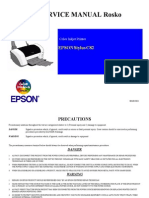 Epson C82 Service Manual