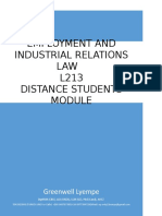 Employment and Industrial Relations LAW L213 Distance Students