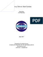 Drowsy Driver Alert System: Comsats Institute of Information Technology