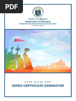 Certificate Generator UserGuide PDF