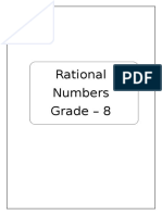 Teacher Guide-Rational Numbers