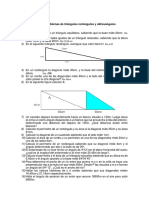 Problemas de Triángulos Rectángulos y Oblicuangulos