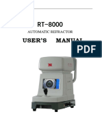 Autorefractor RT 8000 PDF