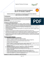 SPDC Provision of Geosciences Supervision Services 20190807