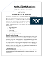 Microprocessor Short Questions (Part-2)