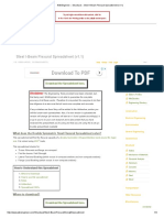 To PDF: Steel I-Beam Flexural Spreadsheet (v1.1)