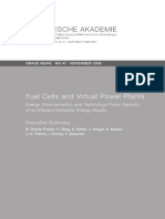 Fuel Cells and Virtual Power Plants: Executive Summary