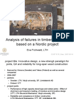 Analysis of Failures in Timber Structures