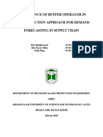 Significance of Buffer Operator in Grey Prediction Approach For Demand Forecasting in Supply Chain