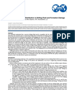 Bridging Particle Size Distribution in Drilling Fluid and Formation Damage