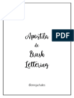 Apostila de Brush Lettering