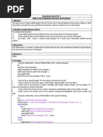 Laboratory Exercise No. 3 Simple Solid Mensuration Matlab Program 1. Objective