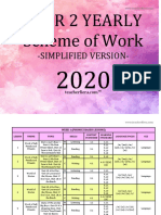 Y2 Simplified English Yearly Sow 2020