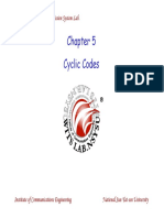 Cyclic Codes: Wireless Information Transmission System Lab